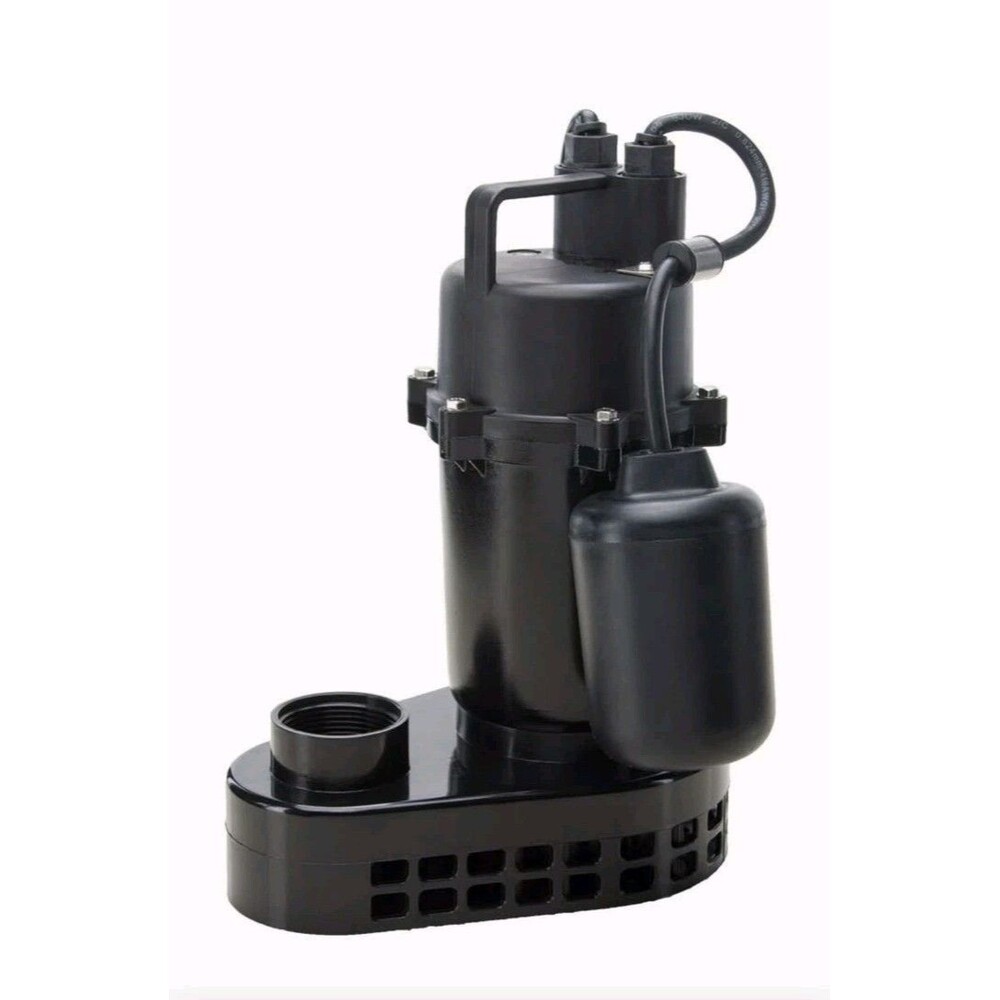 NEW!! Utilitech Cast Aluminum Submersible Sump Pump 1/3 HP 40 GPM 0955622